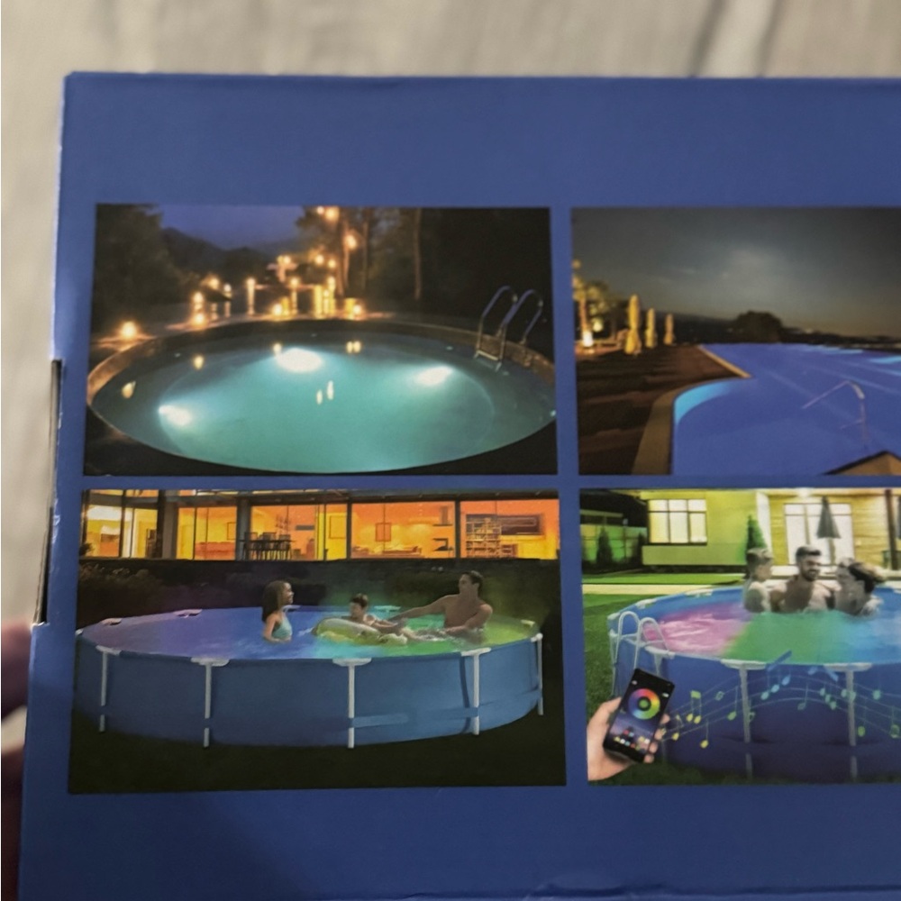 Blue LED Pool Lights with Remote - Picture 7 of 14